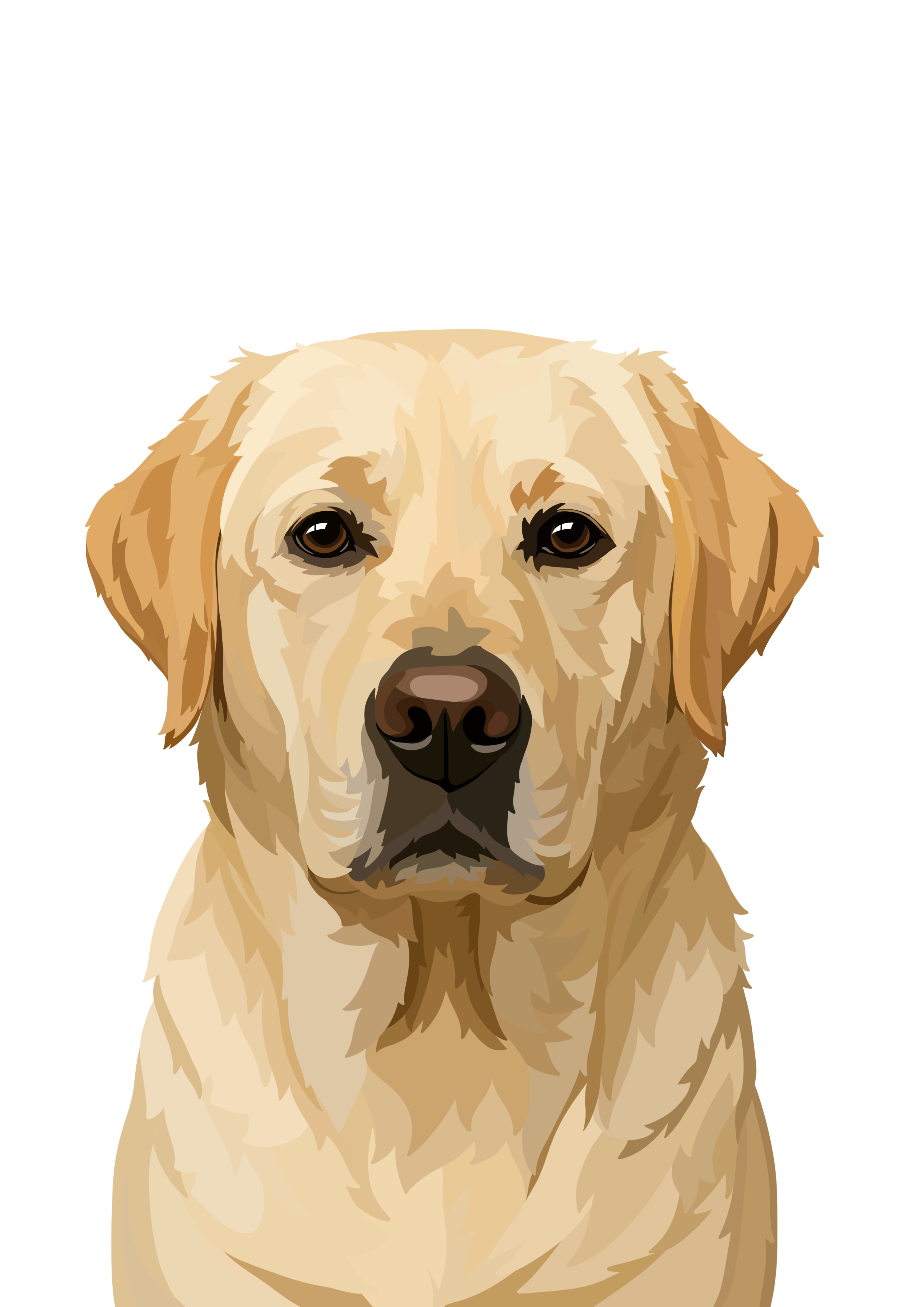 Affiche chien personnalisée BeeLoved - Labrador